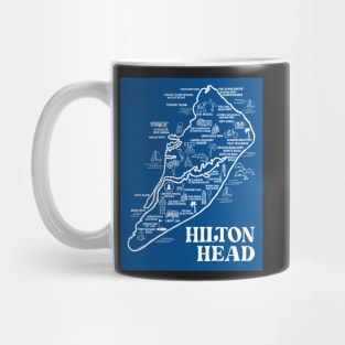 Hilton Head Map Mug